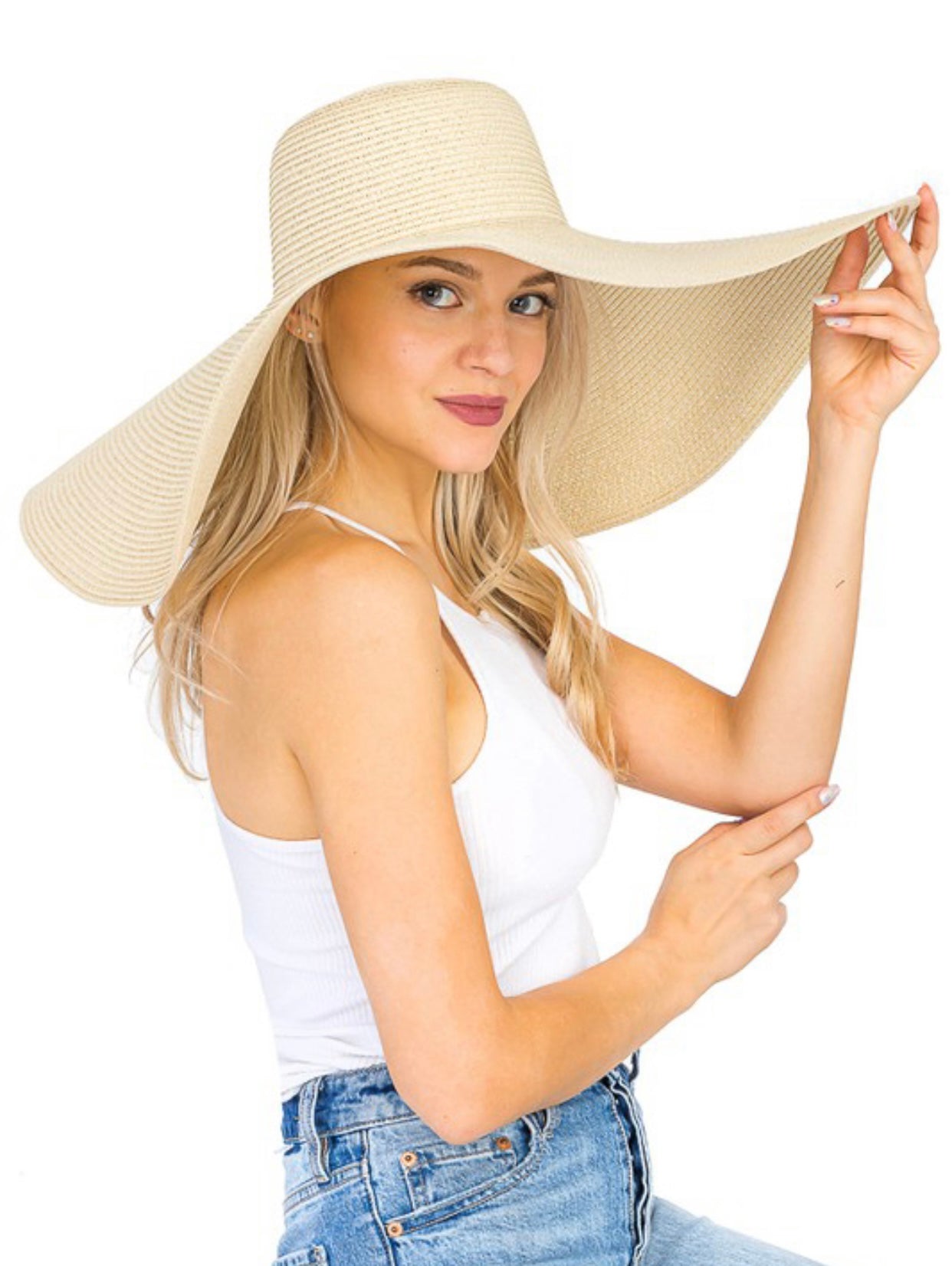 Throw No Shade Baddie Gloss Straw Hat