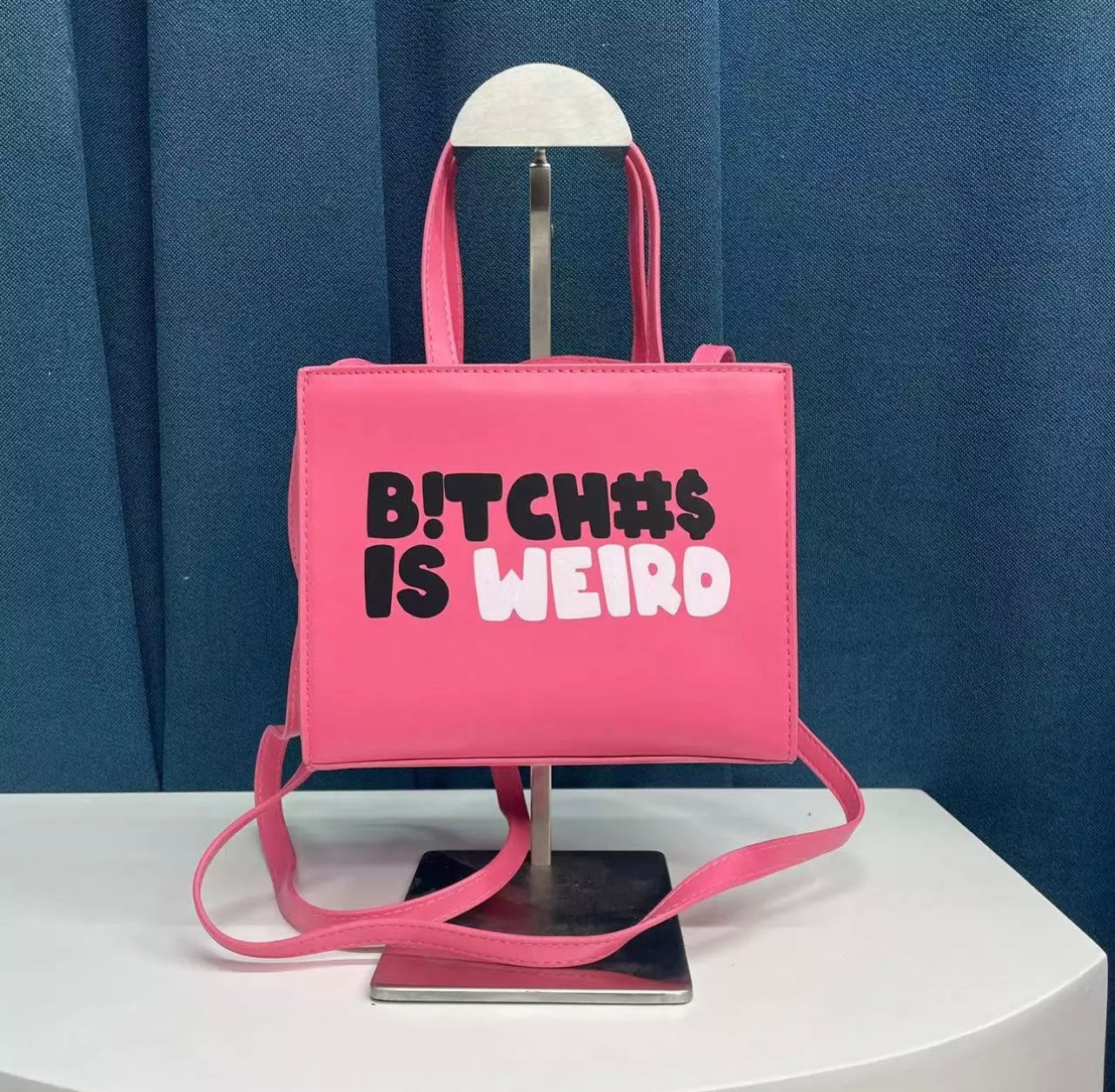 B!TCH#$ Weird Baddie Shirt with Purse Set