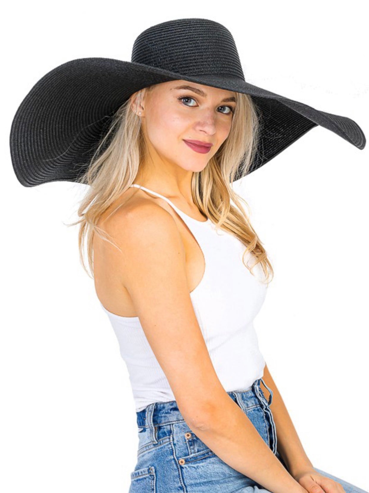 Throw No Shade Baddie Gloss Straw Hat