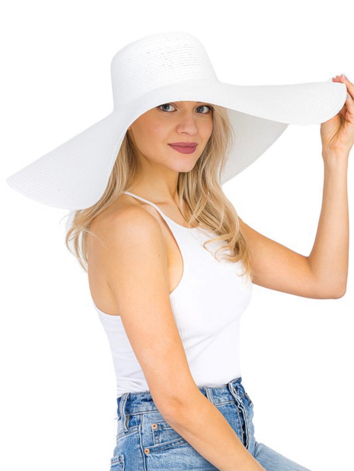 Throw No Shade Baddie Gloss Straw Hat