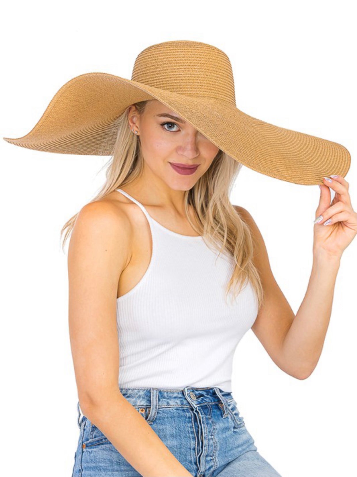 Throw No Shade Baddie Gloss Straw Hat