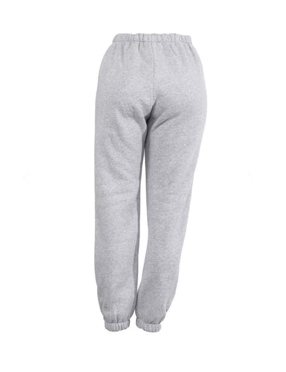 Baddie Plush High Waist Sweat Pants