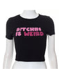 B!TCH#$ Weird Baddie Shirt with Purse Set