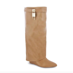 Beige Baddie Tall Boots