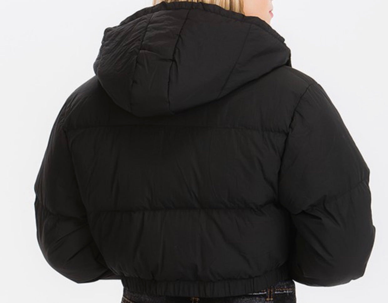 Baddie Puffer Jacket with Hood